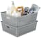 Simplify Slide 2 Stack It Shallow Tote Baskets, 2ct.